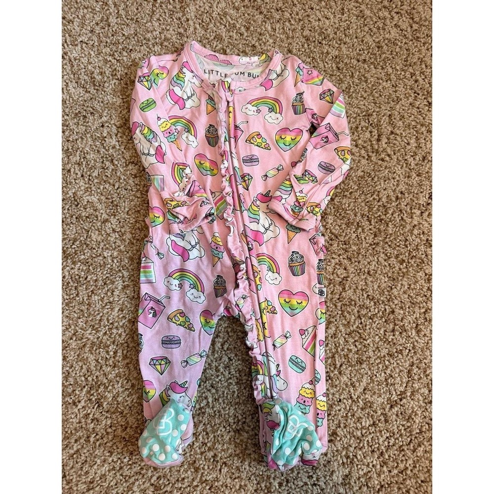 Little Bum Bums unicorn sleeper 3-6 month